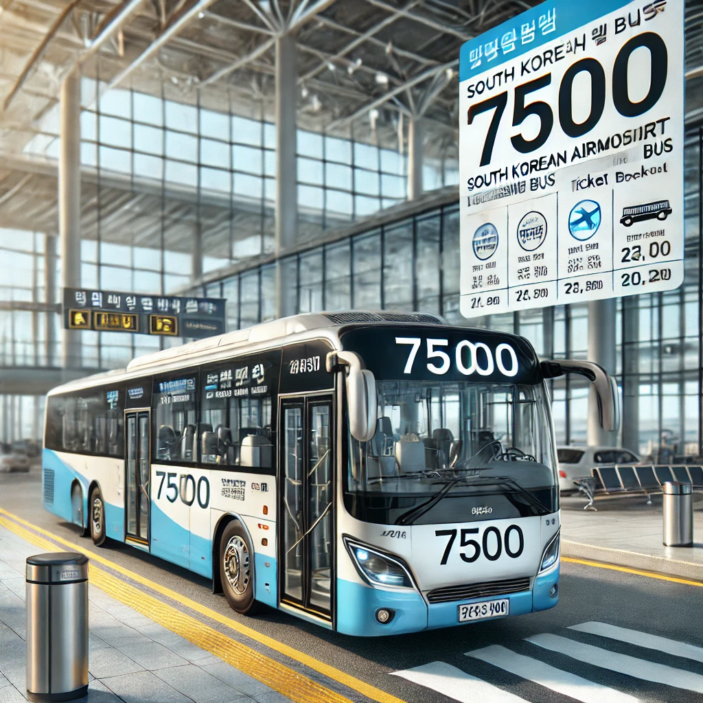 7500번 공항버스 시간표, 공항버스 7500 예매 3
