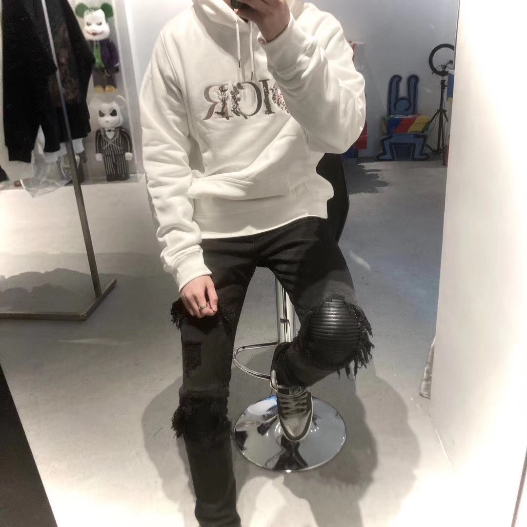  [DIOR] 디올 플라워 오버사이즈 스웨트 셔츠 후드 티셔츠 113J688A0531_C084 (2 COLOR)