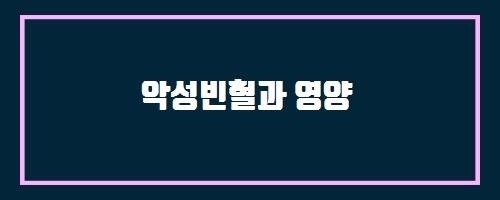  악성빈혈과 영양 And 치아 뼈이식을 해야 하는지 궁금합니다.