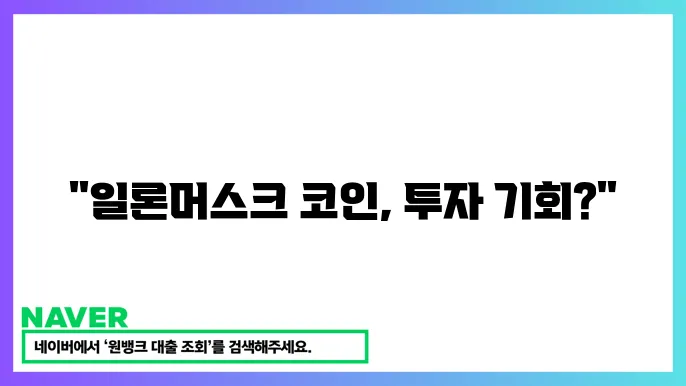 밈코인 투자 시 필요한 정보