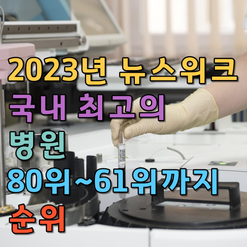  2023년 세계 최고 병원 순위: 상위 80위에서 61위까지 공개