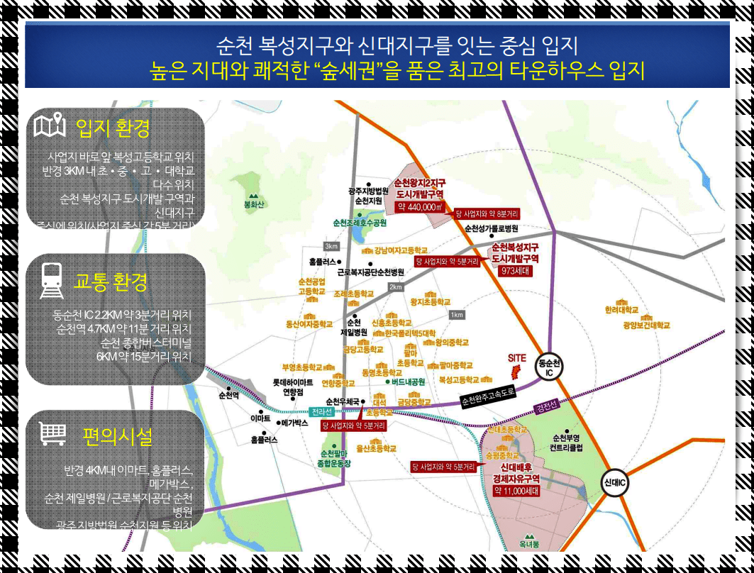 순천중우아팰리스 입지