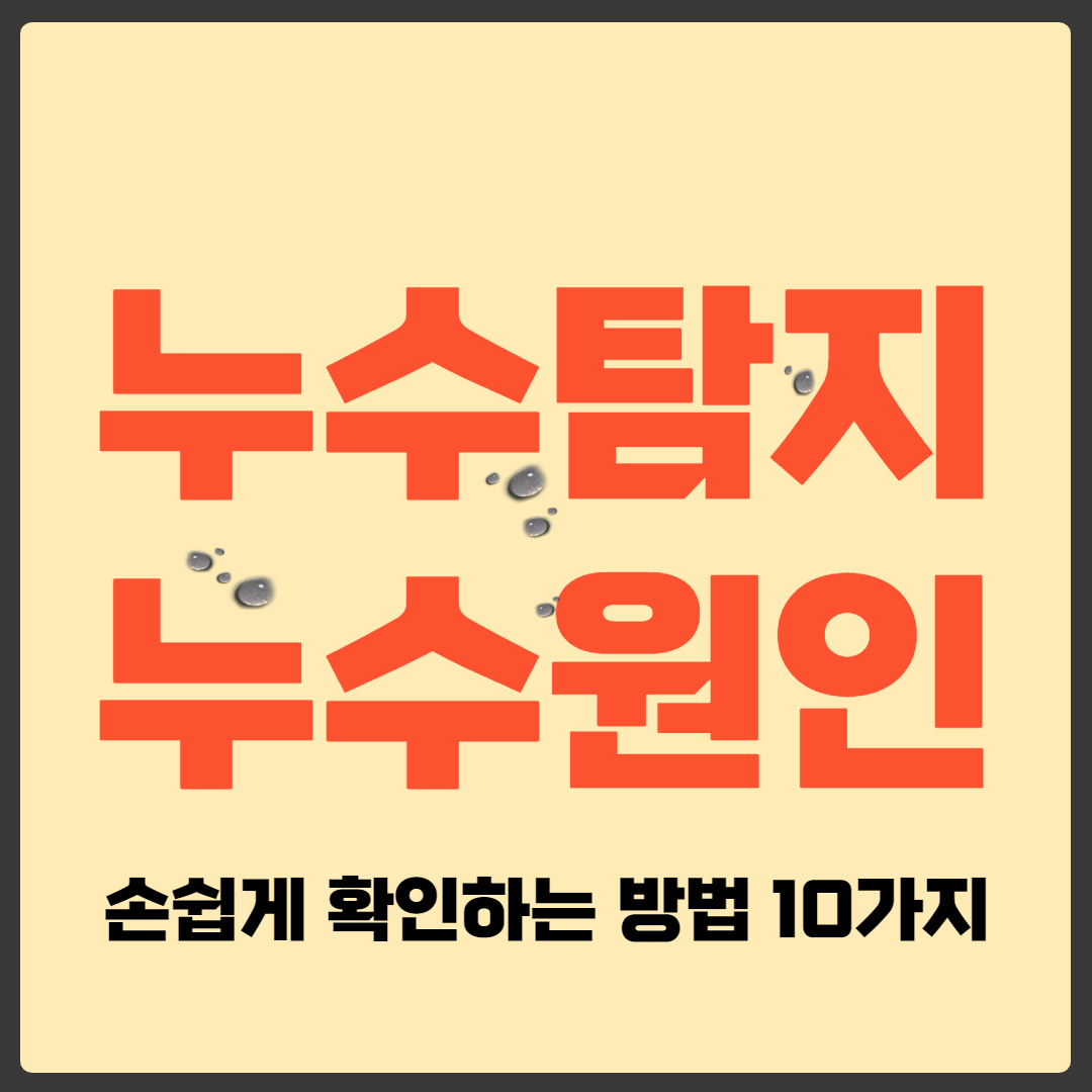 누수탐지