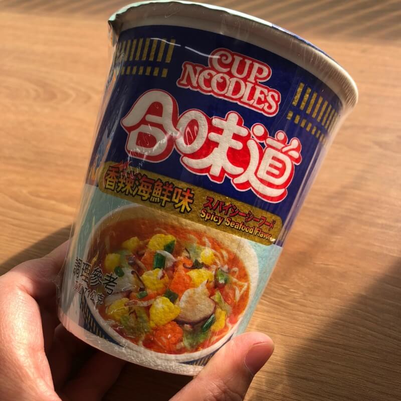  태국 컵라면 니씬 컵누들 스파이시 씨푸드맛