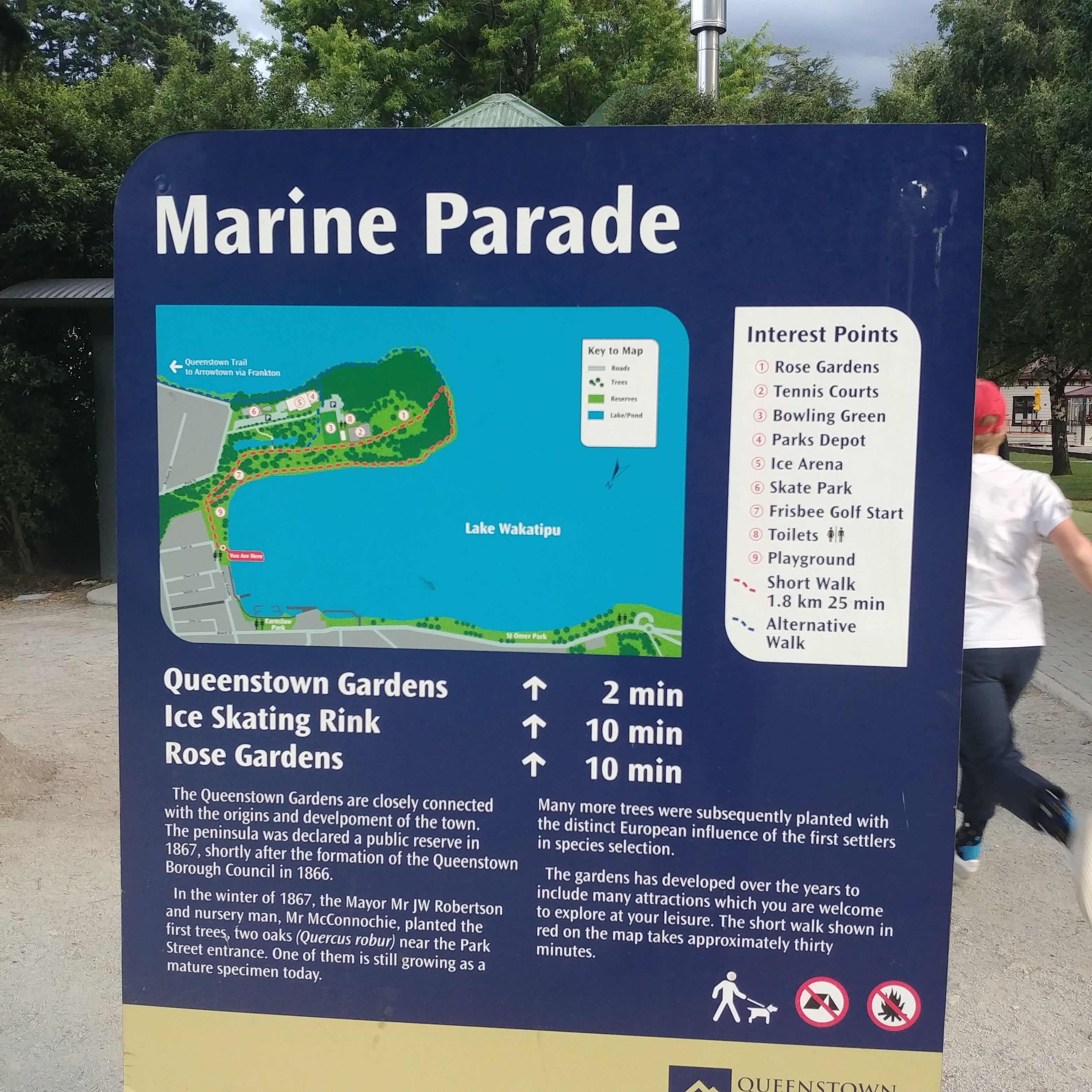 뉴질랜드 퀸즈타운 산책 Marine Parade
