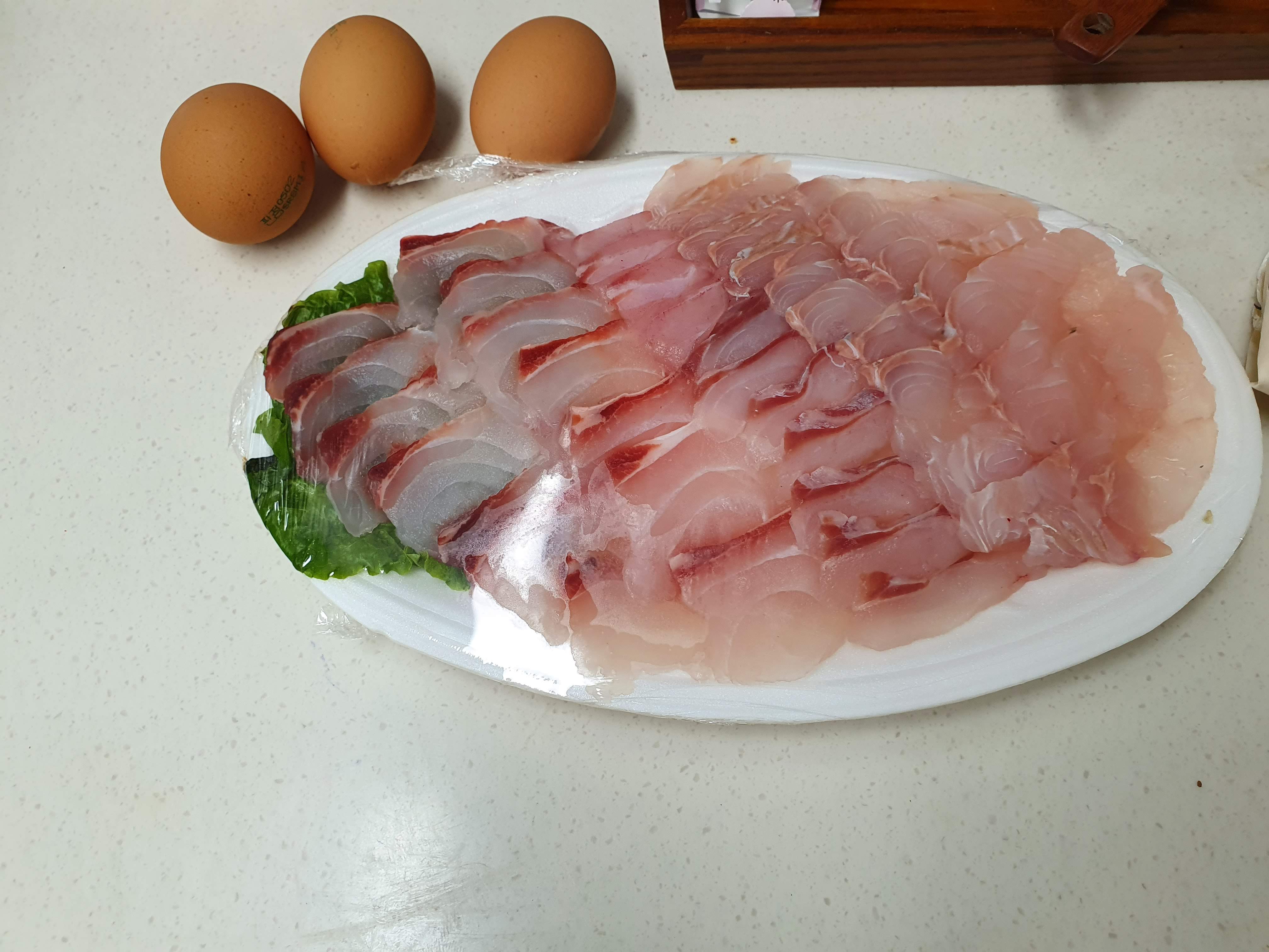  광어부침, 도시락반찬 어때요~