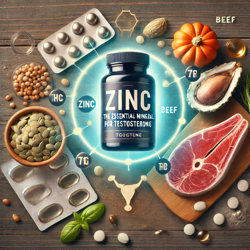 아연(Zinc): 테스토스테론의 필수 미네랄