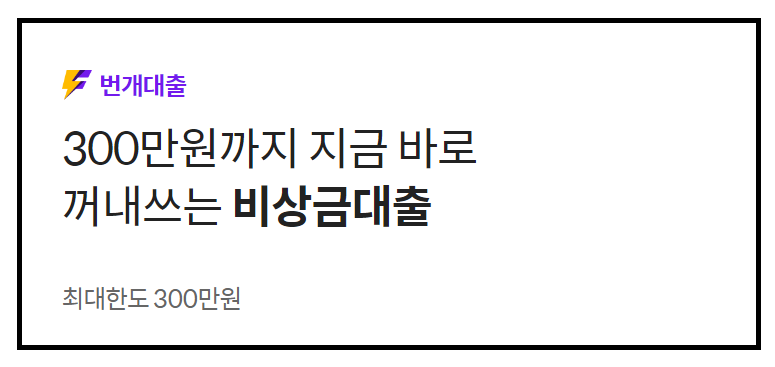 핀크 비상금 대출 바로가기