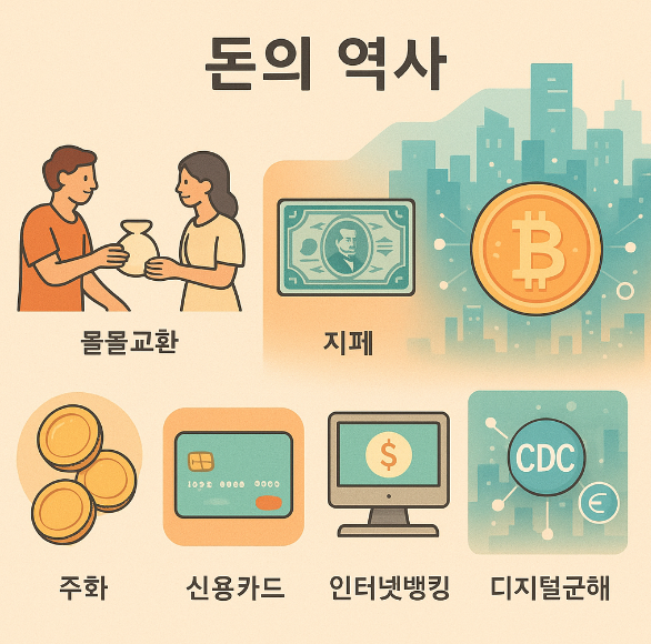 돈의 역사 (비트코인, CBDC, 디지털화폐)