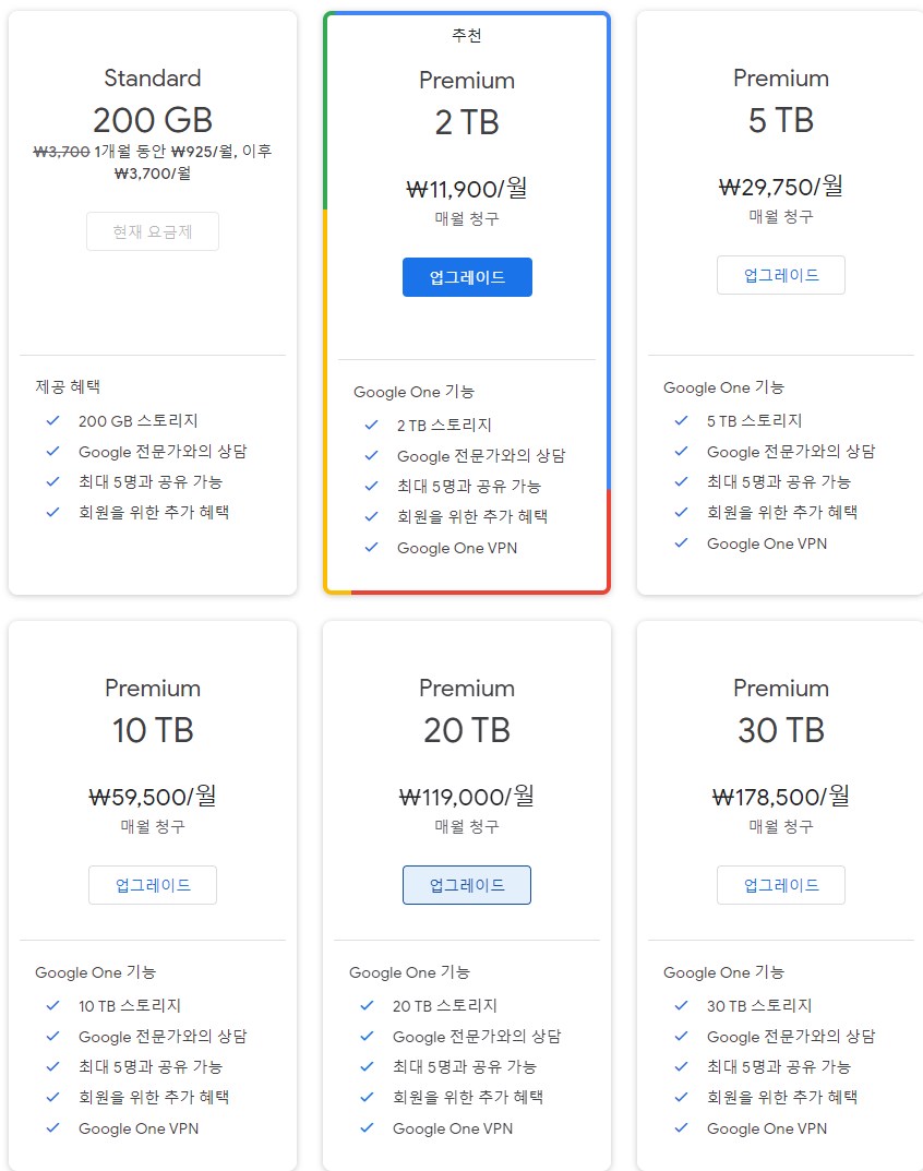 구글원 플랜