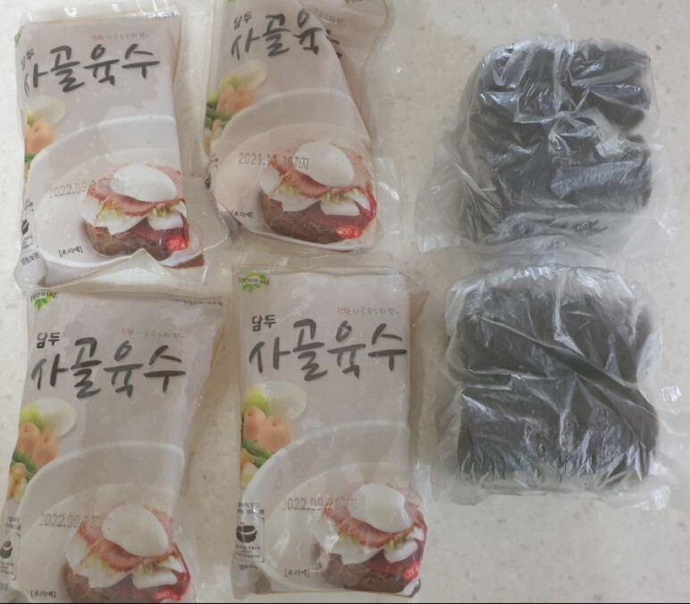  저녁은 냉면 한상차림