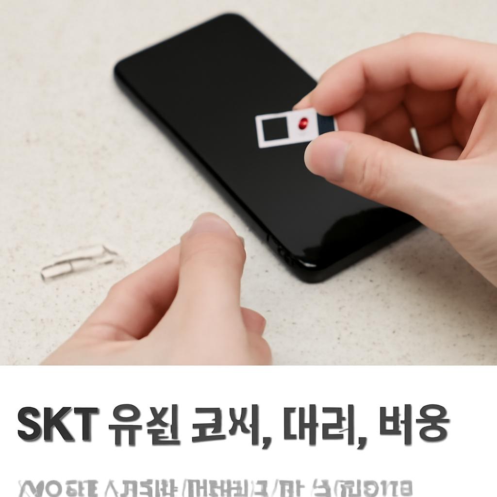 skt 유심 교체 전 할일