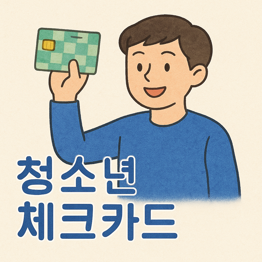 청소년 체크카드 발급방법, 온라인 발급, 나이, 서류, 은행별 발급절차