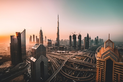 세계 최고층 건물이 있는 두바이 버즈 칼리파 올드 두바이 팜 주메이라