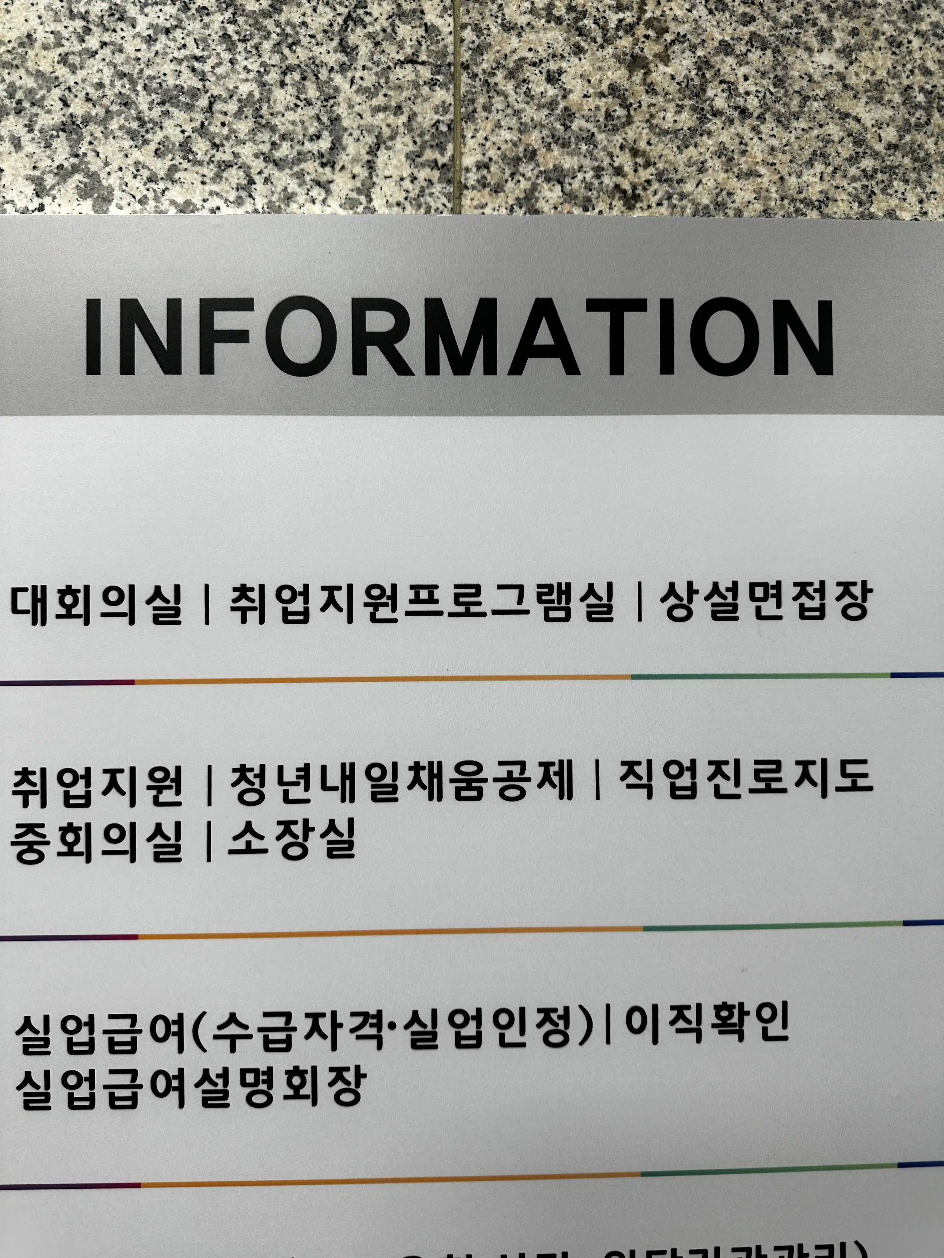 센터안내판.