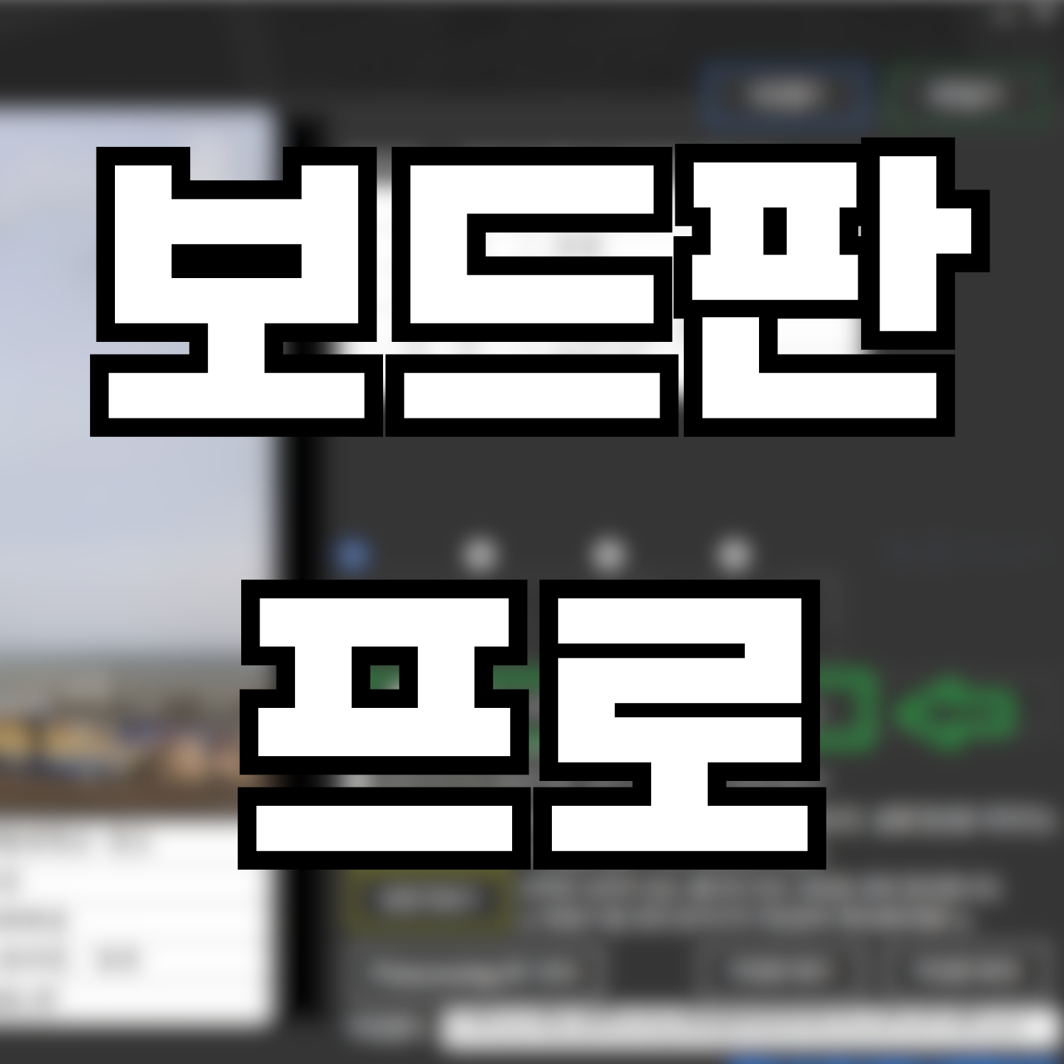  [EXE] BoardPanPro - 사진 대지 보드판 (PC 버전) 기능 강화 버전