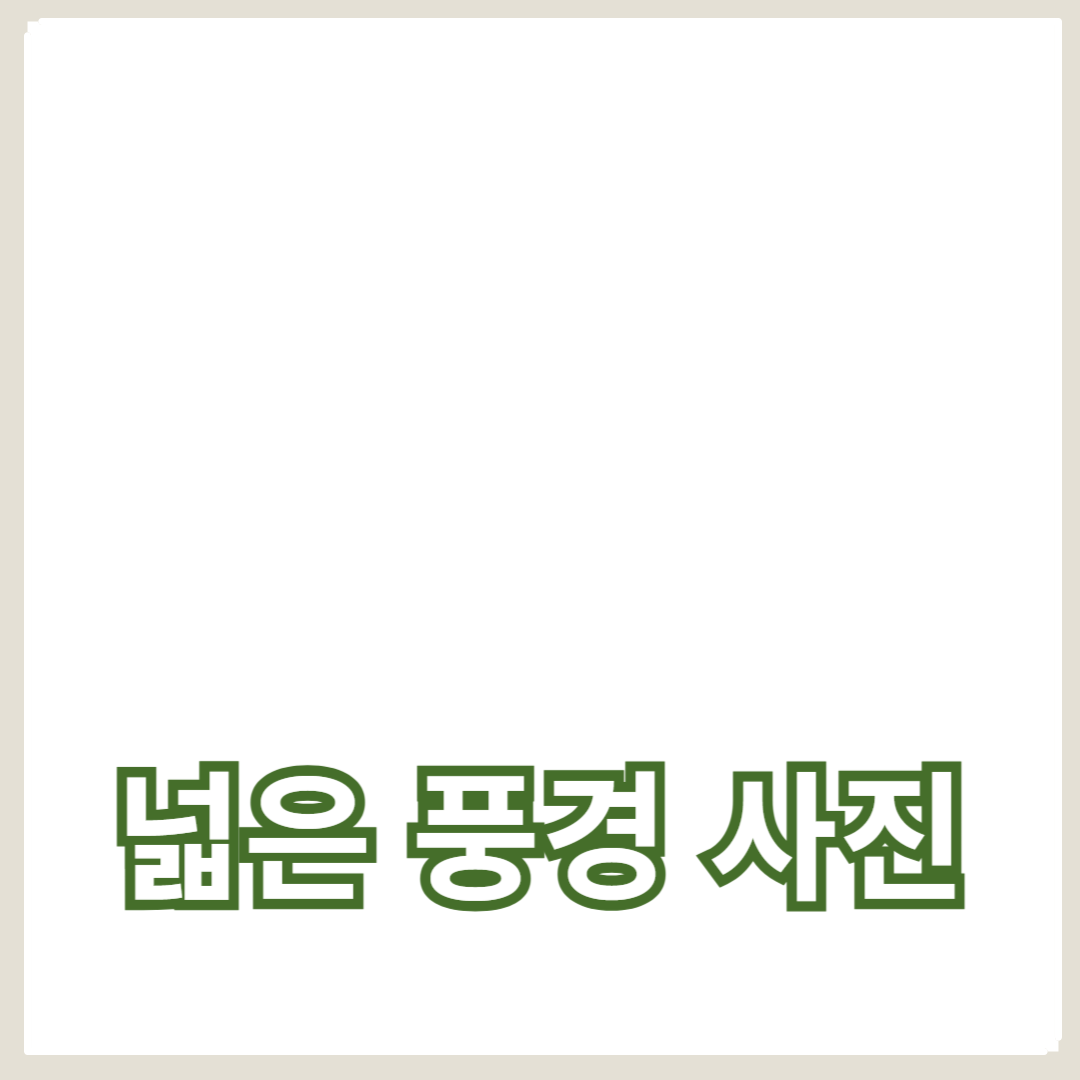 Panorama 모드와 사진 합성으로 넓은 풍경 사진