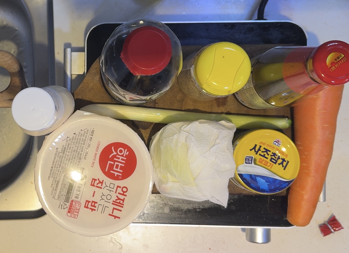 참치볶음밥 재료