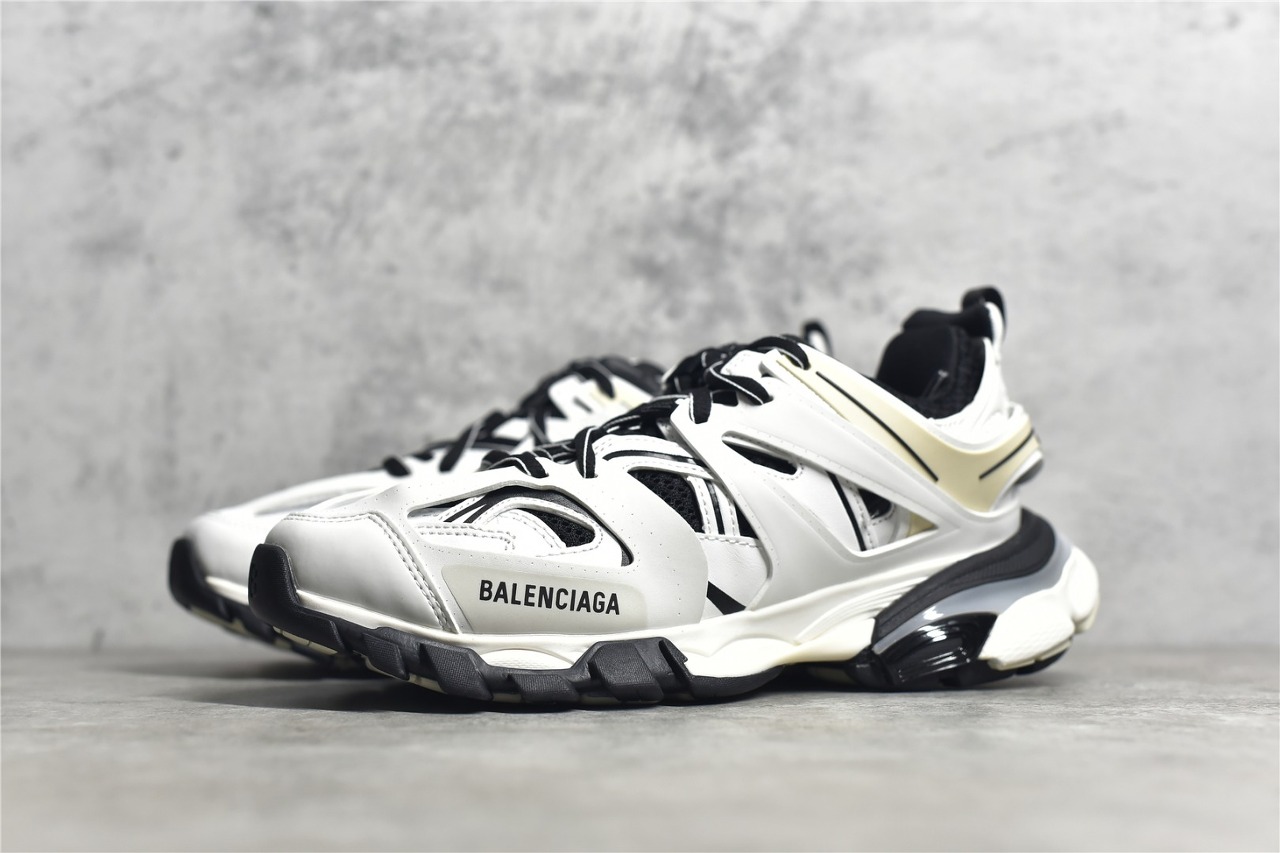  [BALENCIAGA] 발렌시아가 트랙 트레이너 스니커즈 3.0 화이트 베이지 542436