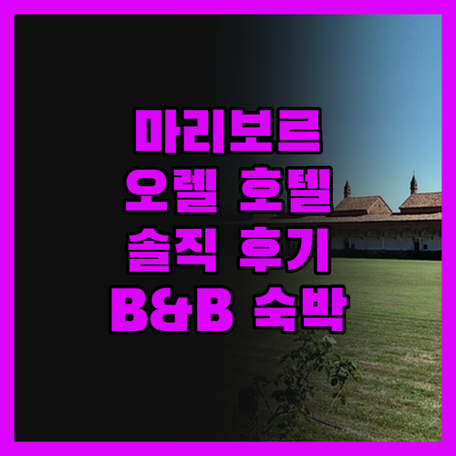B&B 호텔 마리보르 오렐 숙박 후기