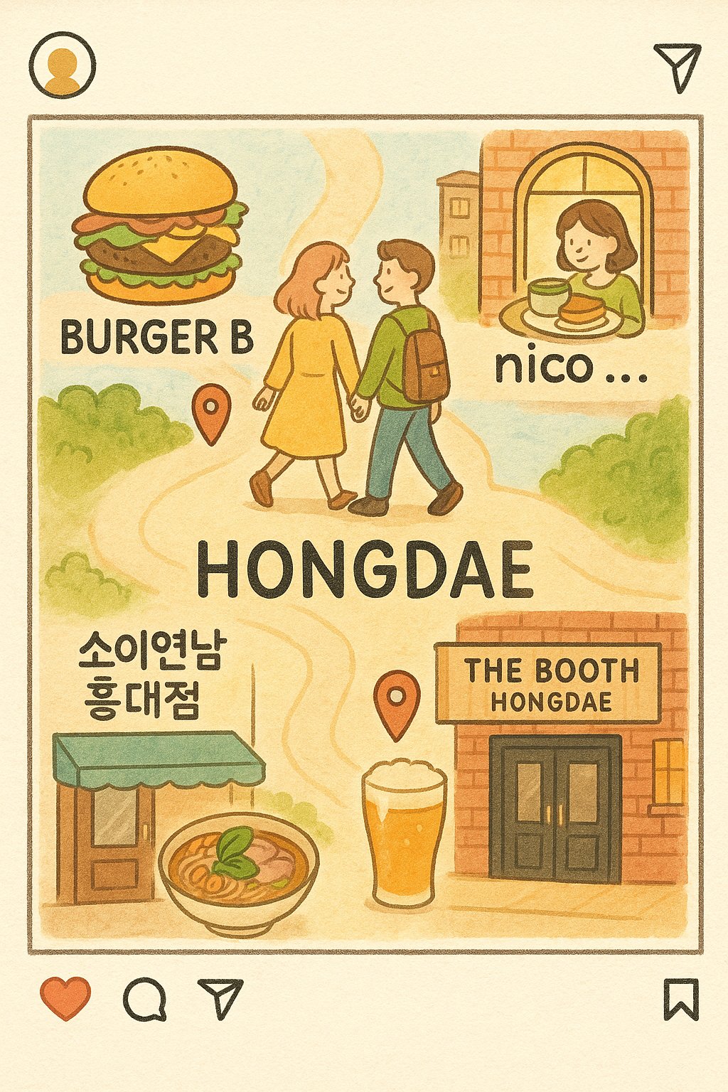 홍대 코스