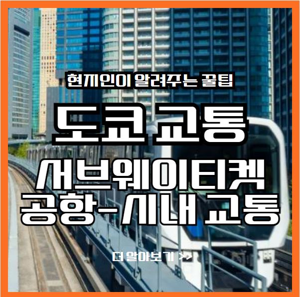 도쿄 교통패스 서브웨이티켓