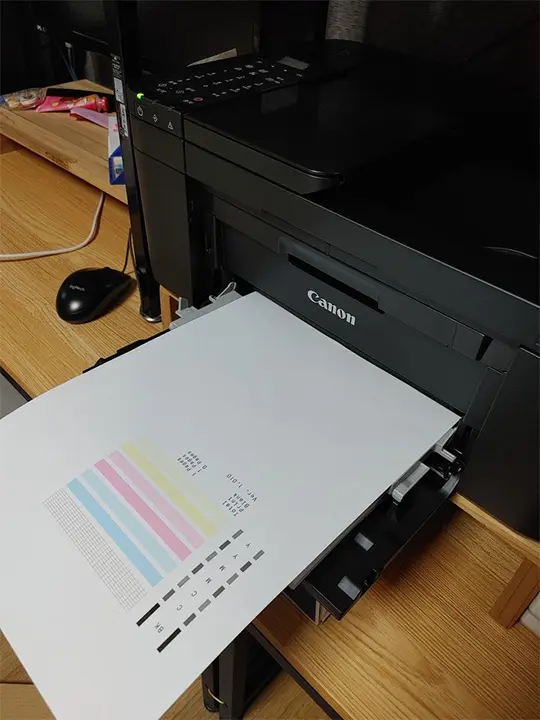 TR4590 복합기에 무한잉크 대신 정품잉크 사용 가능한가요
