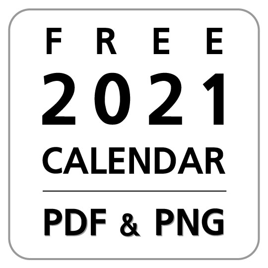  [2021 신축년 무료 달력] 출력용 PDF+PNG. 부분 음력 표기 & 폰 배경
