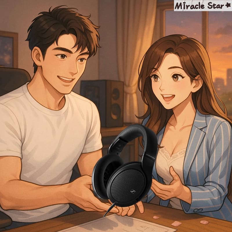 &quot;지니와 지나의 젠하이저 HD550 헤드폰 리뷰 대화&quot;