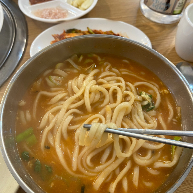 월평동 홍두깨 칼국수 얼큰이 칼국수