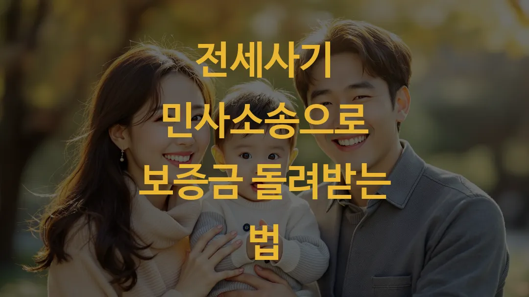 전세사기 민사소송으로 보증금 돌려받는 법 장면