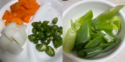 야채손질하기