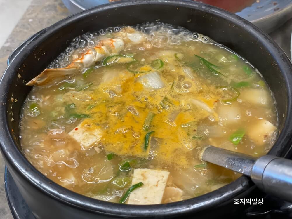 서울 강남 역삼 맛집 유미식당 - 후식 된장찌개