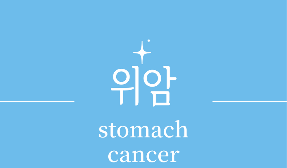 &#39;위암(stomach cancer)&#39;