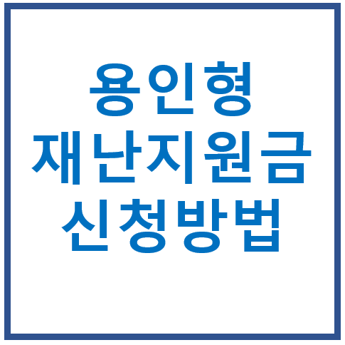  용인시 용인형 재난지원금 신청방법(용인시청 홈페이지 바로가기)