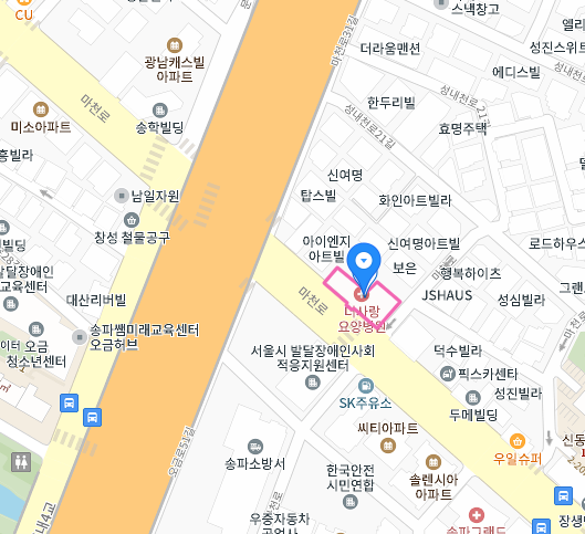 사랑요양병원 위치
