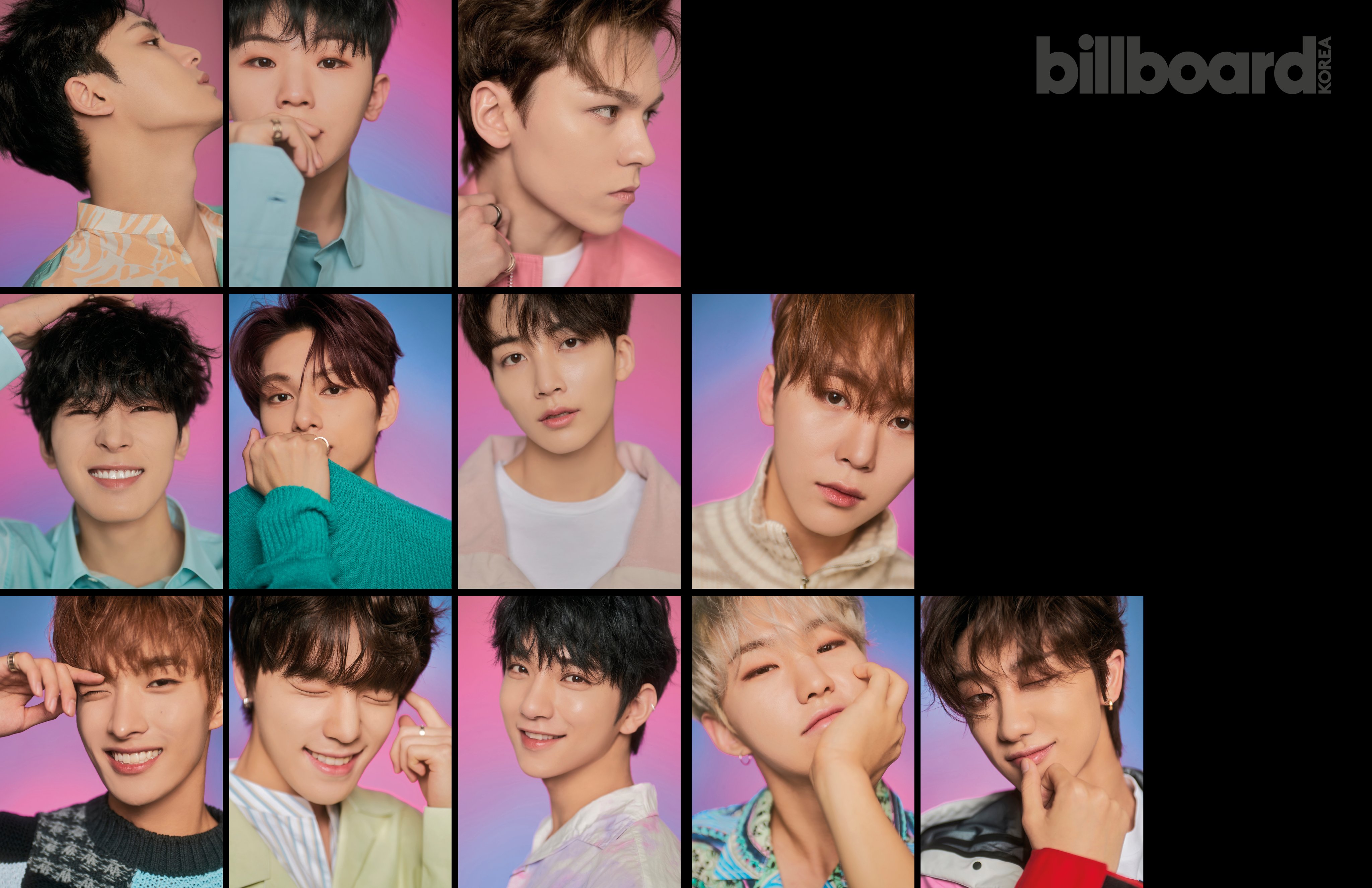 SEVENTEEN (세븐틴) - Billboard Korea Magazine Vol. 3 Photo Shoot +