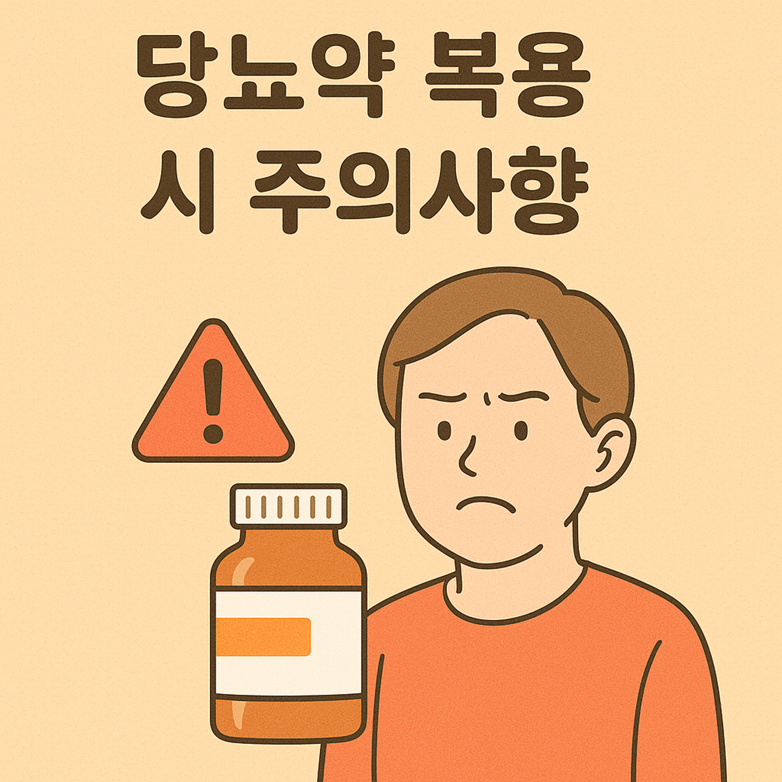 당뇨약 복용 시 주의사항