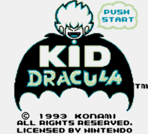  코나미 (KONAMI) - 키드 드라큘라 영문판 Kid Dracula USA & Europe (게임보이 - GB)