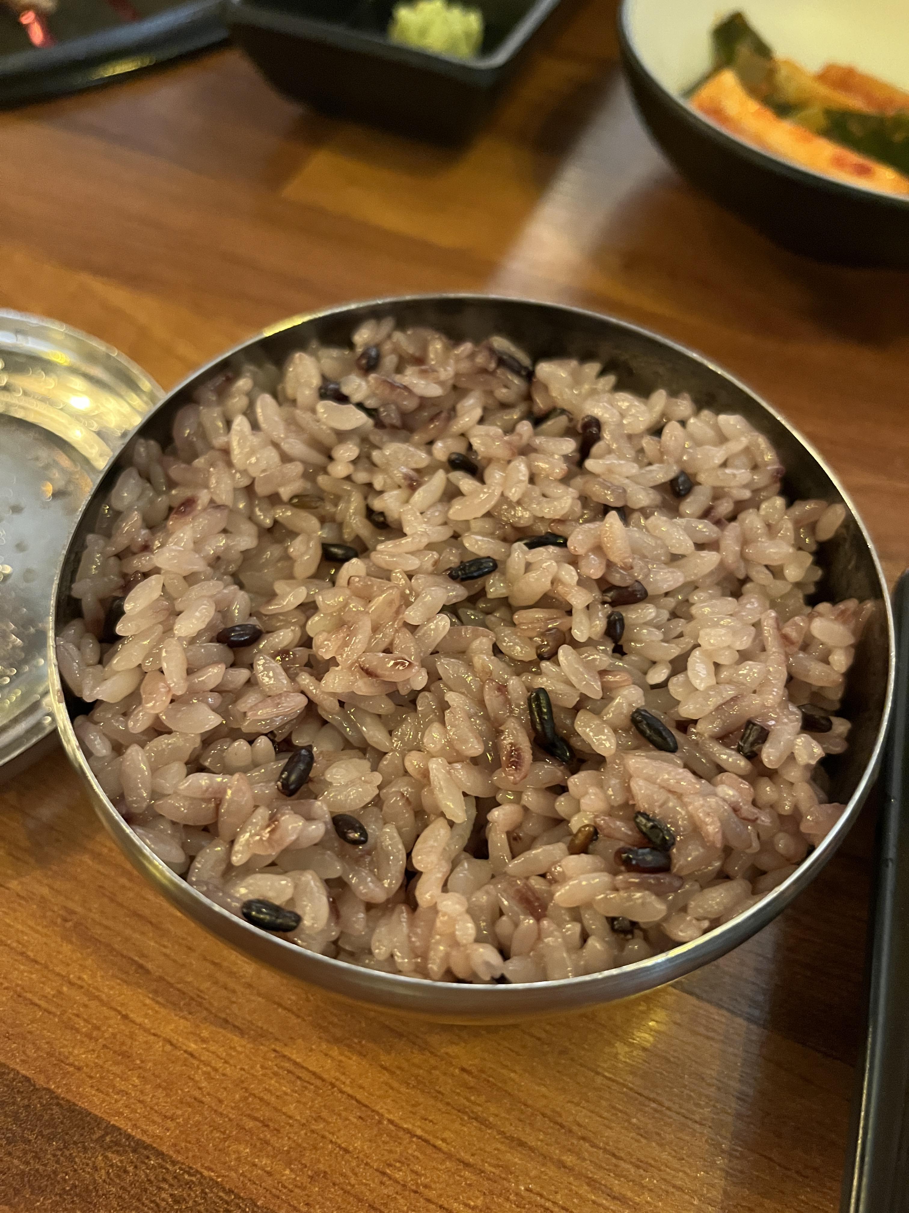 춘천 금오옥토 흑미밥