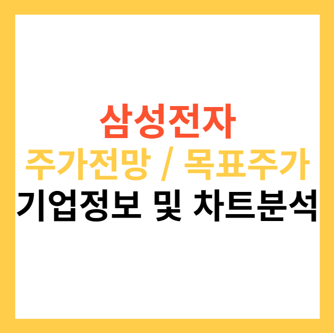 삼성전자 주가 전망 및 차트 분석