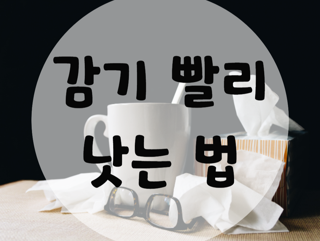  감기 빨리 낫는법 따라해보세요