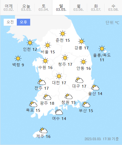 주말날씨