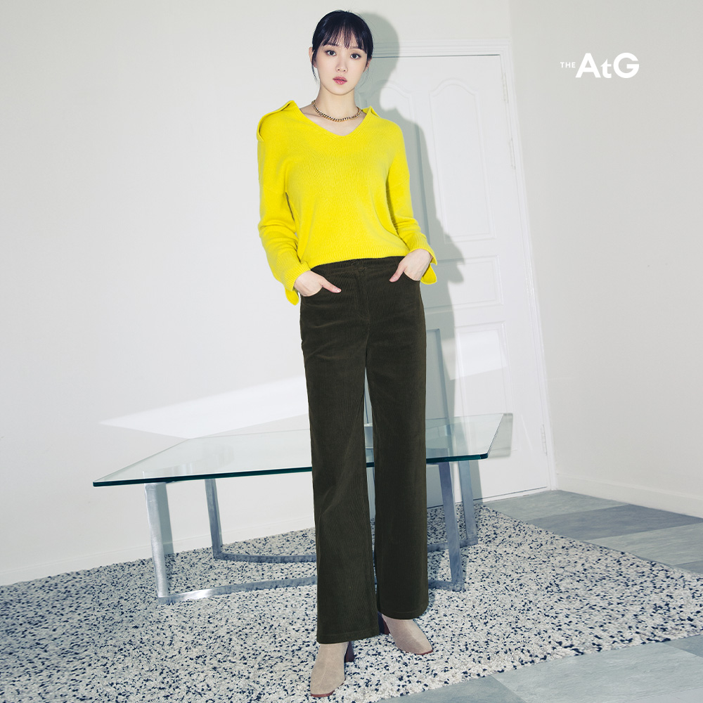 더엣지 22FW 코듀로이 와이드 팬츠