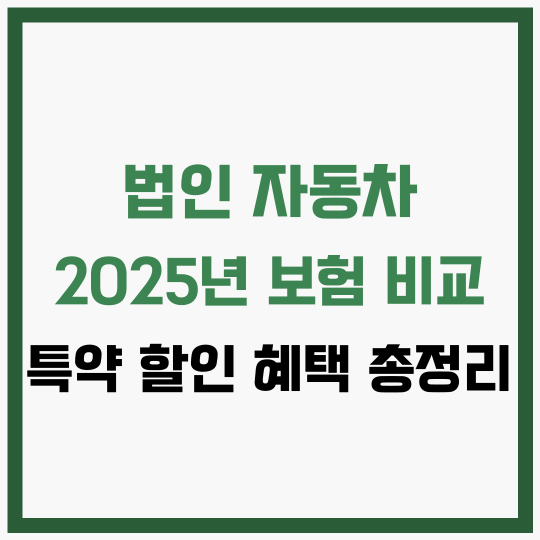 법인 자동차 비교 대표이미지