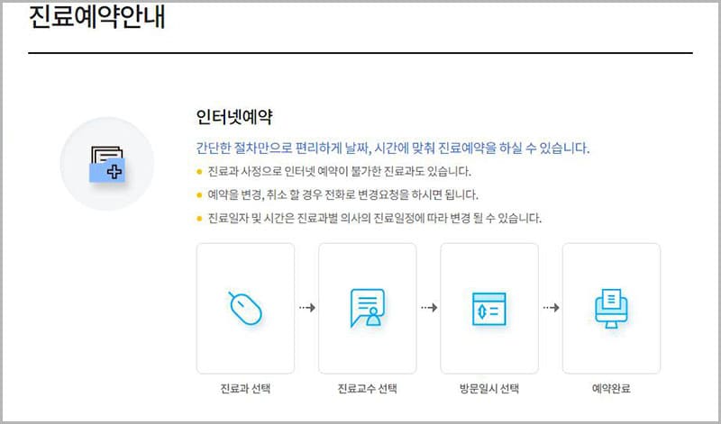 대구가톨릭대학교병원 인터넷예약