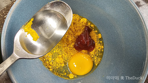 물의 양은 취향껏.