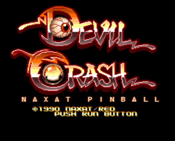  デビルクラッシュ ナグザットピンボール (PC 엔진 - PCE - PC-Engine - PCエンジン) 롬파일 다운로드