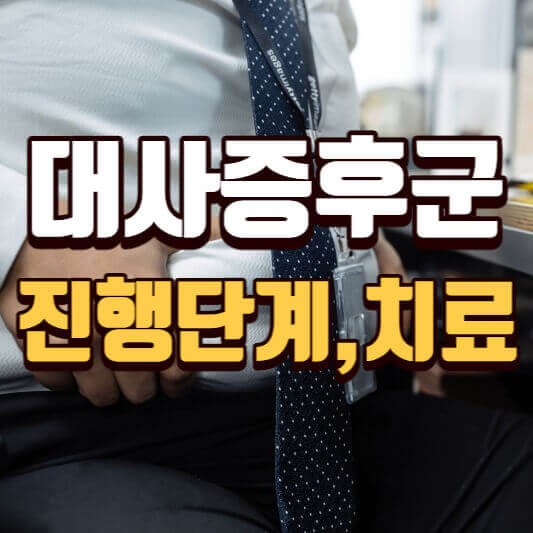  대사증후군이란? 원인, 진행단계, 증상, 치료 정리