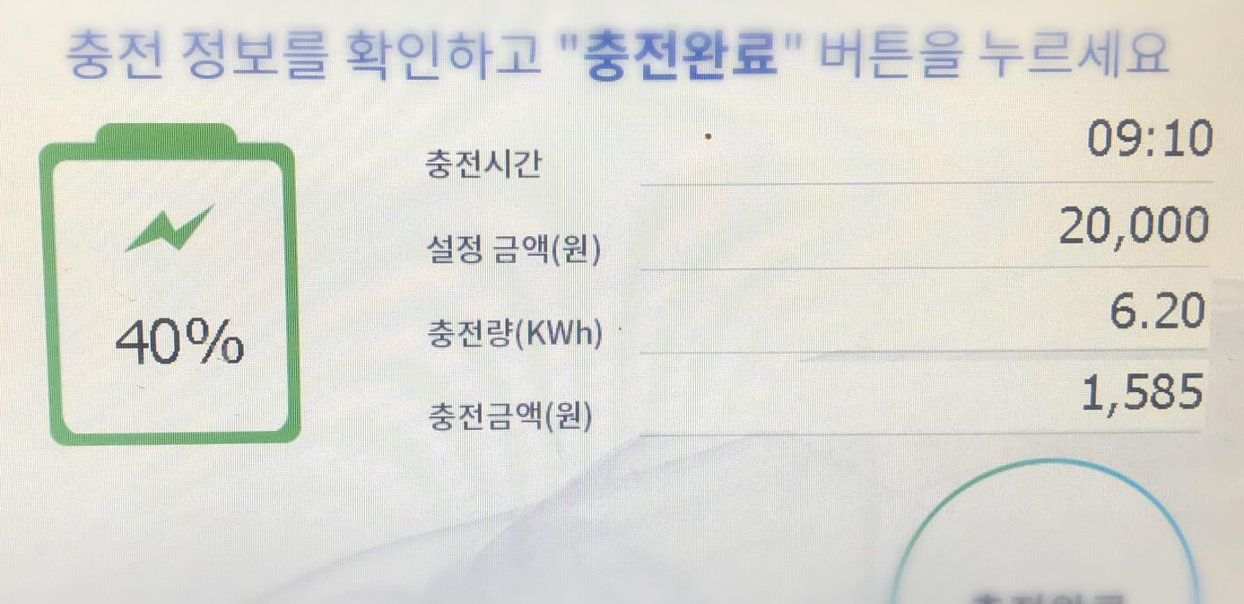  전기자동차 충전요금과 무료충전소
